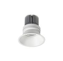 Светильник точечный LED SUMMER 486.1-12W-WT Lucia Tucci белый 1 лампа, основание белое в стиле современный 