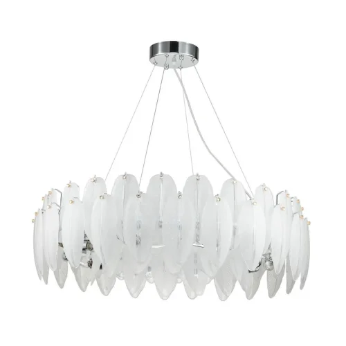 Люстра подвесная Beluta 3018-10P Favourite белая на 10 ламп, основание хром в стиле современный  фото 2