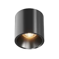 Светильник накладной Alfa LED C064CL-L12B3K-D Maytoni чёрный 1 лампа, основание чёрное в стиле модерн хай-тек круглый