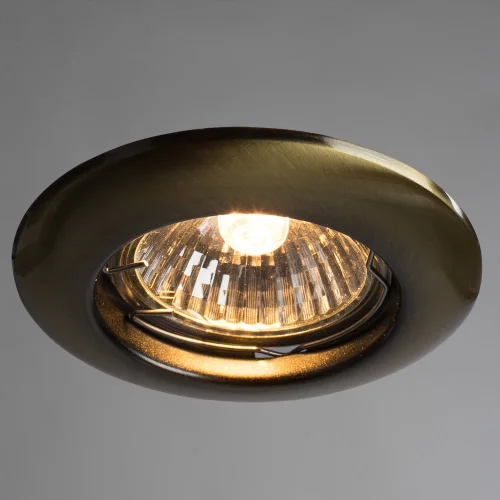 Светильник точечный PRAKTISCH A1203PL-1AB Arte Lamp античный бронза 1 лампа, основание античное бронза в стиле современный  фото 2