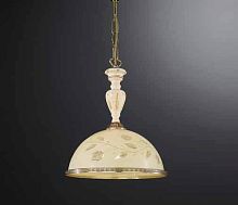 Светильник подвесной L 6908/28 Reccagni Angelo жёлтый 1 лампа, основание золотое в стиле кантри классический 