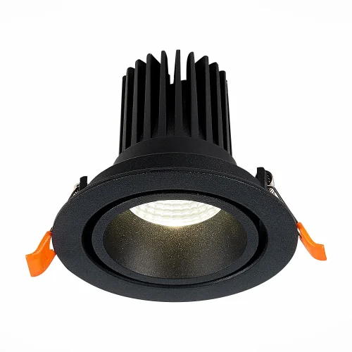 Светильник точечный LED St705 ST705.438.10 ST-Luce чёрный 1 лампа, основание чёрное в стиле хай-тек 