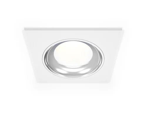 Светильник точечный Techno Spot XC XC7631061 Ambrella light белый 1 лампа, основание белое в стиле хай-тек современный квадратный