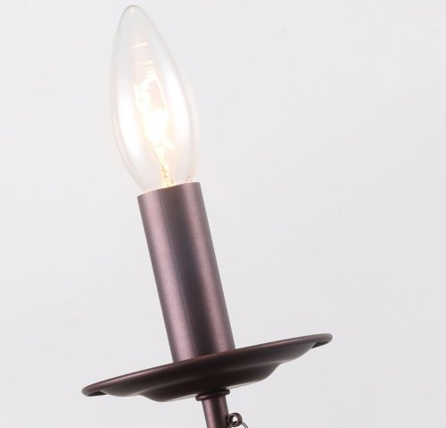 Бра Plini 2590-1W F-promo без плафона на 1 лампа, основание коричневое в стиле замковый  фото 4