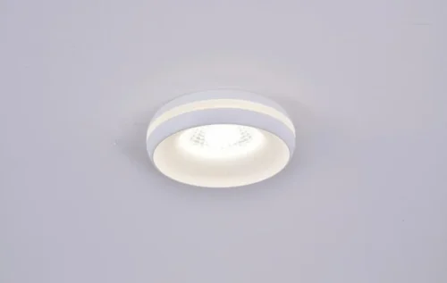 Светильник точечный LED Genova OML-102809-06 Omnilux белый 1 лампа, основание белое в стиле современный 
