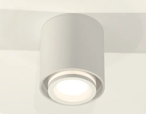 Светильник накладной Techno spot XS7722016 Ambrella light белый 1 лампа, основание белое в стиле современный хай-тек круглый фото 3