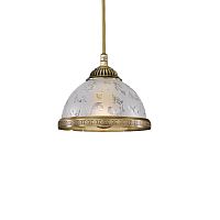 Светильник подвесной L 6202/16 Reccagni Angelo белый 1 лампа, основание античное бронза в стиле классический 