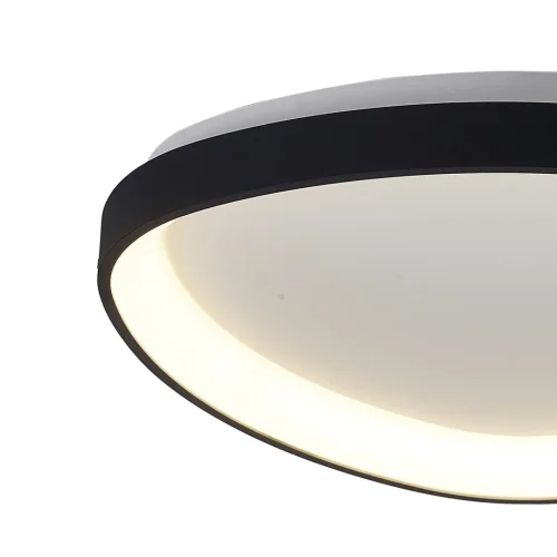 Люстра потолочная LED с пультом Niseko 8630 Mantra чёрная на 1 лампа, основание чёрное в стиле современный хай-тек с пультом фото 3