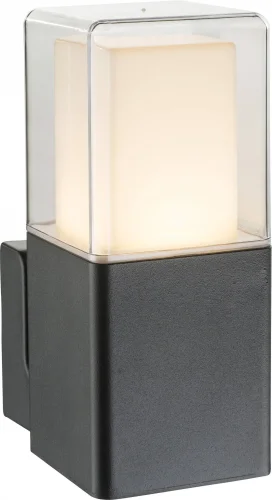 Настенный светильник LED 34575W Globo уличный IP44 серый 1 лампа, плафон белый в стиле современный LED