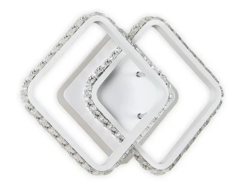 Бра с выключателем LED Acrylica Ice FA275 Ambrella light белый на 1 лампа, основание белое в стиле хай-тек современный квадраты фото 2