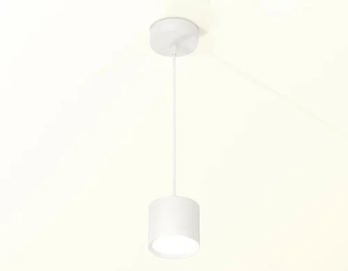 Светильник подвесной XP8110011 Ambrella light белый 1 лампа, основание белое в стиле хай-тек  фото 3