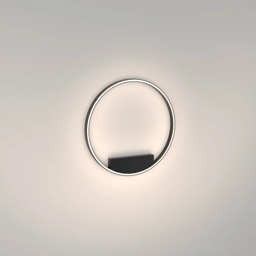 Светильник потолочный LED Rim MOD058CL-L35BK Maytoni чёрный 1 лампа, основание чёрное в стиле минимализм современный  фото 5