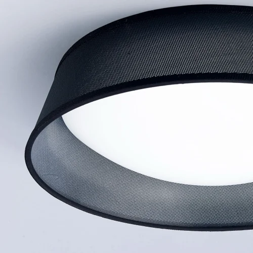 Люстра потолочная NORDICA 4965E Mantra белая чёрная на 3 лампы, основание чёрное в стиле современный  фото 3