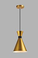 Светильник подвесной Pesaro V10445-1P Moderli золотой 1 лампа, основание золотое в стиле лофт современный 