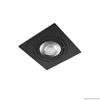Светильник точечный Hap 10341/A Black LOFT IT чёрный 1 лампа, основание чёрное в стиле современный хай-тек квадратный