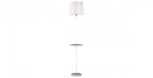 Торшер со столиком BRISTOL F891.1 Lucia Tucci со столиком белый 1 лампа, основание белое в стиле современный
