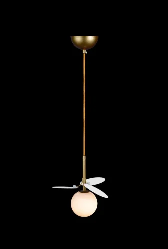 Светильник подвесной Matisse 10008/1P white LOFT IT разноцветный белый 1 лампа, основание золотое в стиле современный шар фото 6