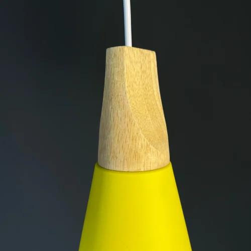 Светильник подвесной XD-A Yellow 178206-26 ImperiumLoft жёлтый 1 лампа, основание жёлтое в стиле скандинавский  фото 3