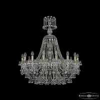 Люстра подвесная 1409/16/300/XL-96 Pa Bohemia Ivele Crystal без плафона на 16 ламп, основание бронзовое в стиле классический sp