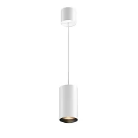 Светильник подвесной LED Vol P100PL-20W3K-W Maytoni белый 1 лампа, основание белое в стиле современный хай-тек трубочки