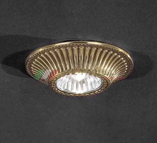 Светильник точечный SPOT 1078 ORO Reccagni Angelo золотой 1 лампа, основание золотое в стиле классический 