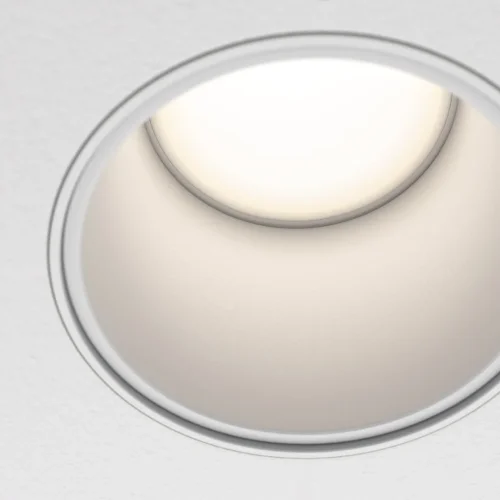 Светильник точечный Reif DL048-01W Maytoni белый 1 лампа, основание белое в стиле современный хай-тек  фото 3