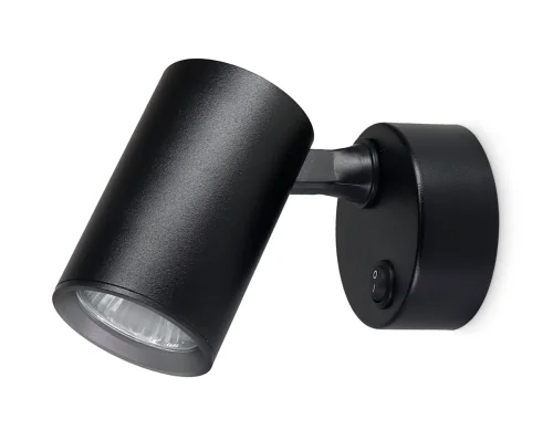 Спот с 1 лампой TA1292 Ambrella light чёрный GU10 в стиле хай-тек минимализм  фото 3
