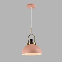 Светильник подвесной Ravenna V10449-1P Moderli розовый 1 лампа, основание розовое в стиле лофт 