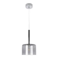Светильник подвесной Spillray 10232/A Smoke LOFT IT чёрный серый 1 лампа, основание хром в стиле современный 