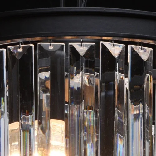 Светильник подвесной Гослар 498015103 MW-Light прозрачный 3 лампы, основание чёрное в стиле современный  фото 10
