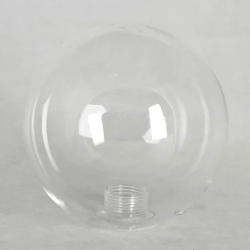 Люстра потолочная LSP-8583 Lussole прозрачная на 18 ламп, основание хром в стиле современный шар фото 2