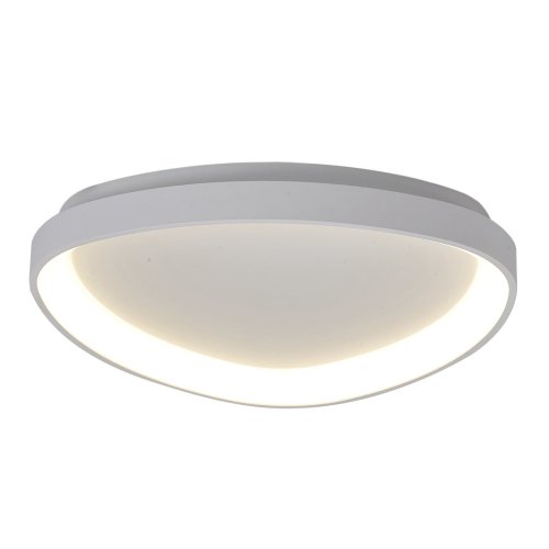 Люстра потолочная LED с пультом Niseko 8629 Mantra белая на 1 лампа, основание белое в стиле современный хай-тек с пультом фото 2