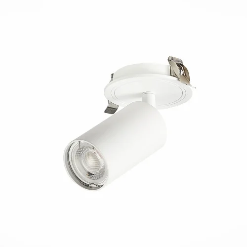Светильник точечный Dario ST303.508.01 ST-Luce белый 1 лампа, основание белое в стиле современный хай-тек  фото 2