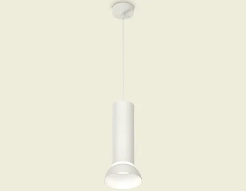 Светильник подвесной XP8191100 Ambrella light белый 1 лампа, основание белое в стиле современный хай-тек трубочки фото 3