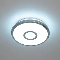 Светильник потолочный LED RGB Старлайт Смарт CL703A10G Citilux белый 1 лампа, основание хром в стиле современный хай-тек 