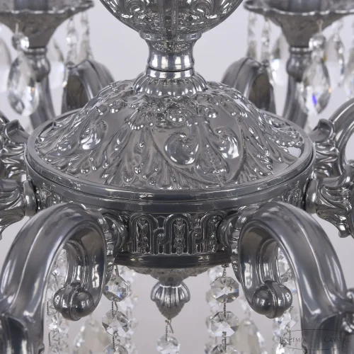 Люстра подвесная AL78101/8/210 B CG Bohemia Ivele Crystal без плафона на 8 ламп, основание никель в стиле классический sp фото 2