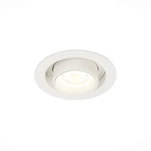 Светильник точечный LED ST702.148.12 ST-Luce белый 1 лампа, основание белое в стиле хай-тек 