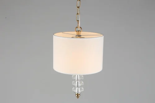 Светильник подвесной Franula APL.724.06.01 Aployt белый 1 лампа, основание золотое в стиле классический  фото 6