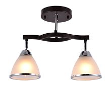 Светильник потолочный TR3111 Ambrella light белый 2 лампы, основание коричневое в стиле современный 