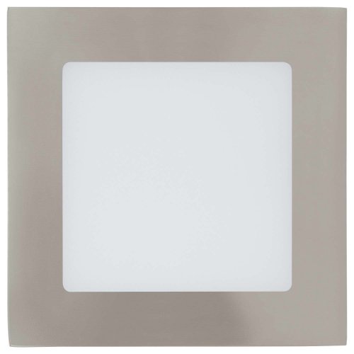 Светильник точечный LED FUEVA 1 95276 Eglo никель серый 1 лампа, основание серое никель в стиле минимализм современный 