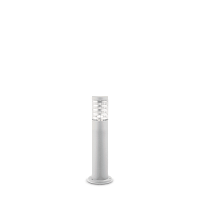 Парковый светильник TRONCO PT1 H40 BIANCO Ideal Lux уличный IP54 белый 1 лампа, плафон белый в стиле современный E27