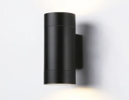 Настенный светильник ST3304 Ambrella light уличный IP54 чёрный 2 лампы, плафон чёрный в стиле хай-тек современный GX53 фото 2
