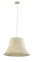 Светильник подвесной Cantare E 1.3.P1 W Arti Lampadari бежевый 1 лампа, основание белое в стиле кантри прованс 