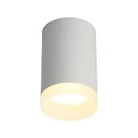 Светильник накладной Rotondo OML-100709-01 Omnilux белый 1 лампа, основание белое в стиле хай-тек круглый
