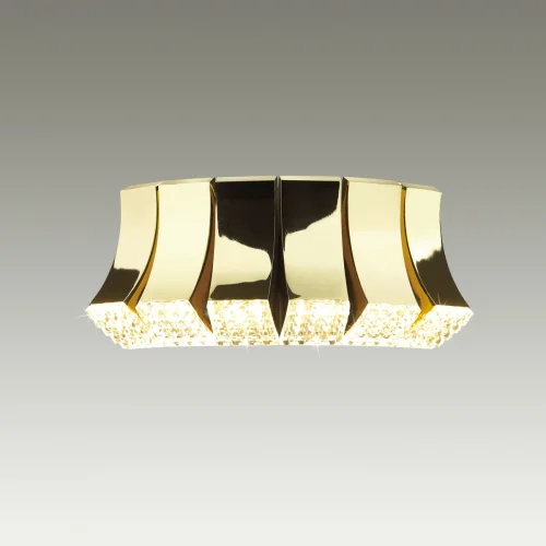 Бра LED Asturo 4994/12WL Odeon Light золотой на 1 лампа, основание золотое в стиле арт-деко  фото 4