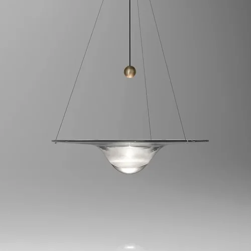 Светильник подвесной CLEPSYDRA 151846-26 ImperiumLoft прозрачный 1 лампа, основание латунь в стиле современный лофт  фото 4