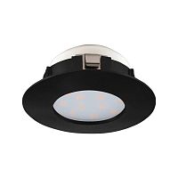 Светильник точечный LED Pineda 900743 Eglo чёрный 1 лампа, основание чёрное в стиле модерн лофт 