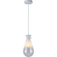 Светильник подвесной Margery TL1219H-01WС Toplight прозрачный 1 лампа, основание белое в стиле современный 