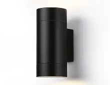 Настенный светильник ST3304 Ambrella light уличный IP54 чёрный 2 лампы, плафон чёрный в стиле хай-тек современный GX53