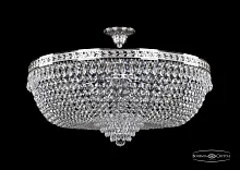 Люстра потолочная хрустальная 19271/80IV Ni Bohemia Ivele Crystal прозрачная на 16 ламп, основание никель в стиле классика sp